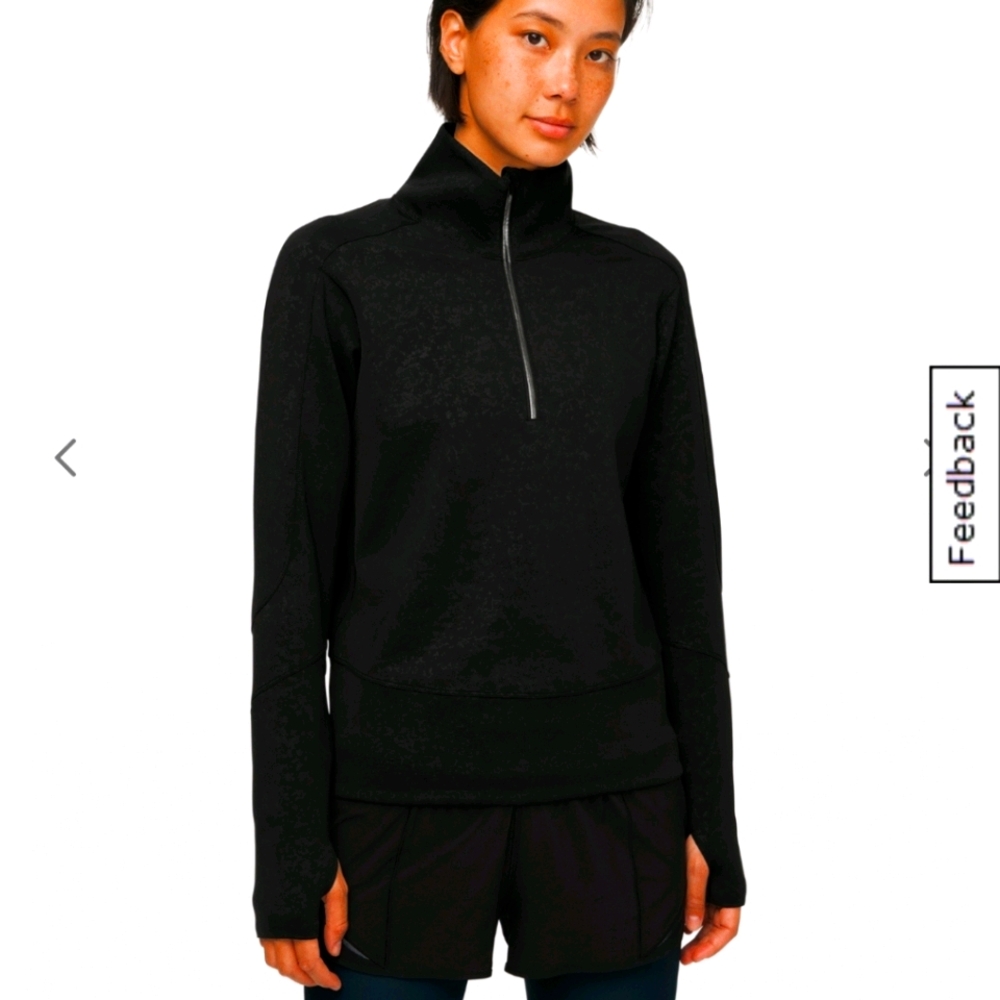 Run to reset half zip